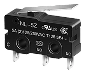 Microinterruptor de dobradiça de mola de alta tensão de alta sensibilidade