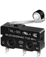 Microinterruptor de alta sensibilidade da alavanca do rolo da dobradiça