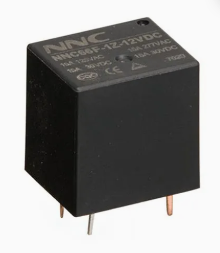 Relé de PCB de alta confiabilidade eletromagnética NNC66F (22f) com 4 ou 5 pinos