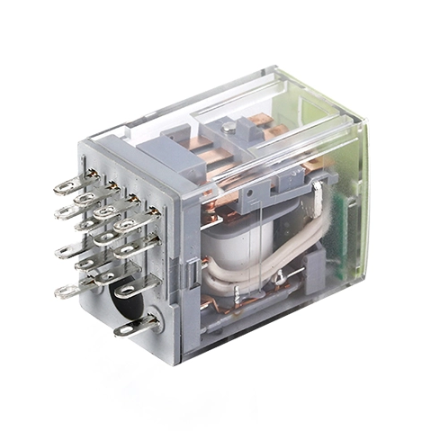 Botão de teste de trava em miniatura com indicador de LED my4n